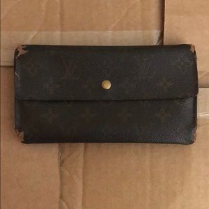 Authentic Louis Vuitton Monogram Long Wallet